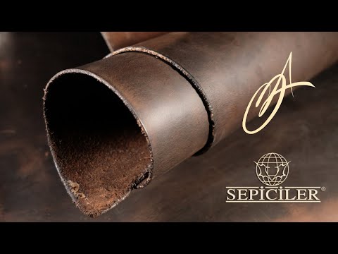 Sepici Leather - Crazy Dark Mahogany 8-9oz Veg Tan