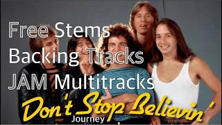 Don't Stop Believin' - Journey | Multitrack Stems & Backing Tracks (2026)