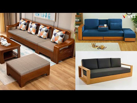 Modern Wooden Sofa Set Design Ideas | Living Room Sofa...