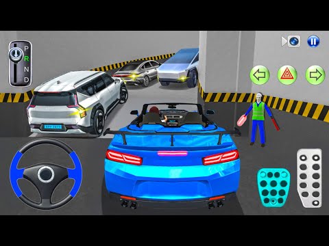 New Blue Chevrolet Camaro Car For Parking - 3D Driving Class - Android ios gameplay car 2025
