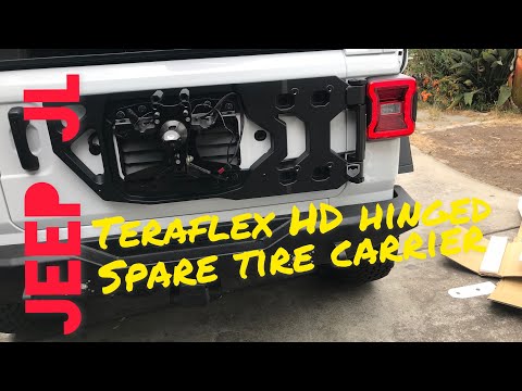 Teraflex Install: JL Alpha HD Hinged Spare Tire Carrier