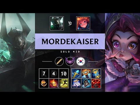 Mordekaiser Mid vs Zoe - KR Master Patch 25.15