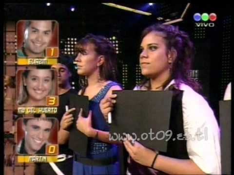 Operacion Triunfo 2009: Gala 7 - M. de Huerto es salvada por sus compañaeros