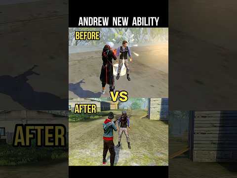 Andrew Character Ability After Update 🔥 Free Fire Andrew Character Skill Change #srikantaff