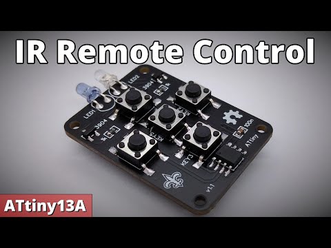 TinyRemote - IR Remote Control - ATtiny13A