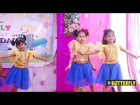 Asava Sundar Chocolate Cha Bangla Marathi Song|Butterfly International Preschool #marathisong