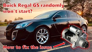 Buick Regal GS starter replacement