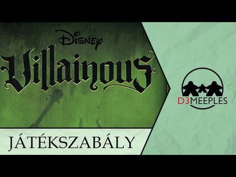 JÁTÉKSZABÁLY: DISNEY VILLAINOUS - d3meeples