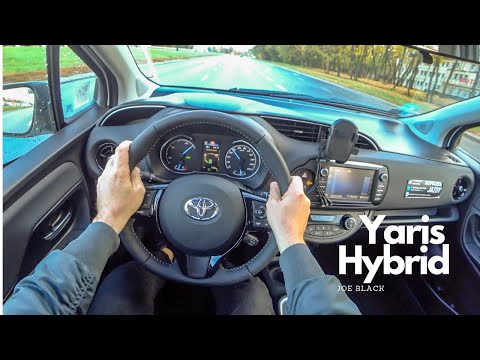 Toyota Yaris 1.5 Hybrid 100 HP E-CVT  | 4K POV Test Drive #118 Joe Black
