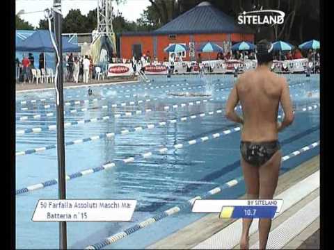 Serie 8 dei 50 Farfalla  Assoluti Maschi Master - 13 Memorial Andrea Bettiol