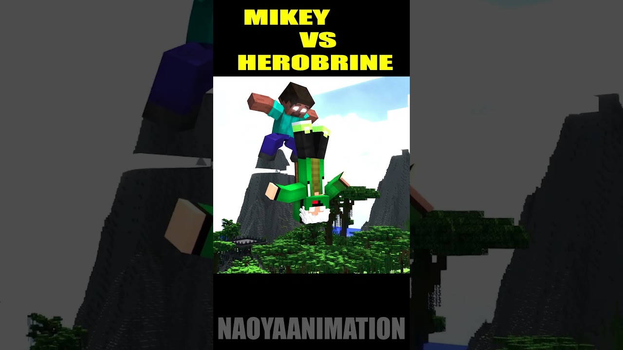 Mikey VS Herobrine 【MaizenAnimation】⬇️fullmovie⬇️