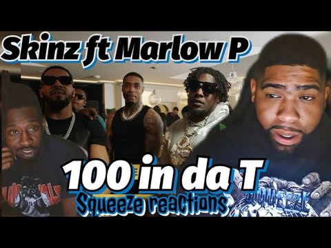 Skinz ft Marlow P - 100 in da T [Music Video] | GRM Daily| Reaction