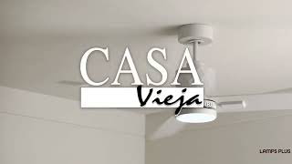 1_Watch A Video About the Casa Vieja Lex Matte White LED Ceiling Fan with Remote