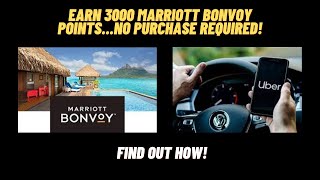 Earn 3,000 Marriot Bonvoy Points | No Purchase Required!