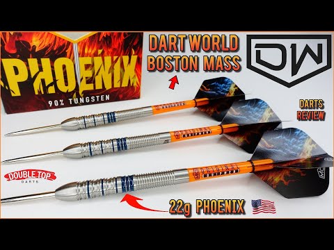 Dart World PHOENIX Darts Review - Grippy Front Loaded Barrel!