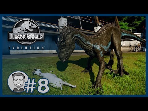 Indoraptor 😱🦖| Jurassic World Evolution | Let's build #8