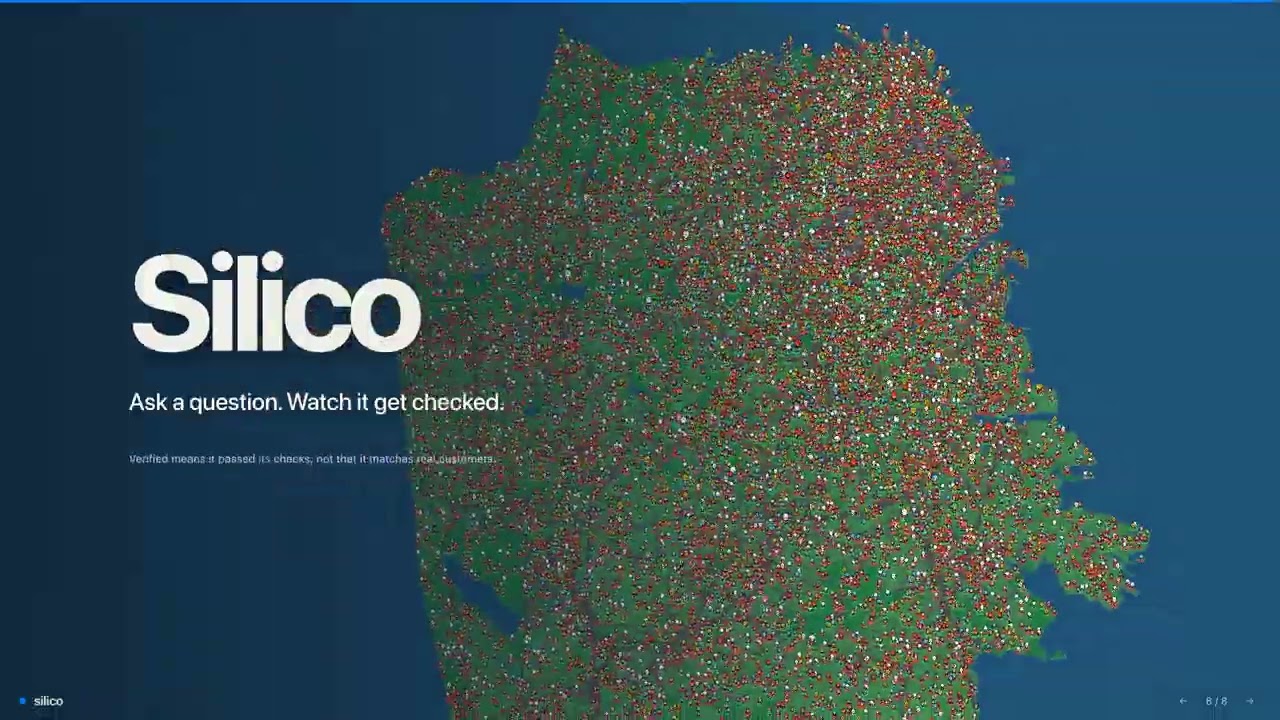 Silico - comes from “in silico,” which means an experiment or simulation performed on a computer. project preview