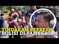 VIRAL Video Tindakan Represif Seorang Polisi Saat Terjadi Bentrokan Massa Pendemo Di Pamekasan