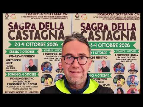 Frabosa Sottana mette l'autunno in tavola: castagne, antichi mestieri e Marco Berry