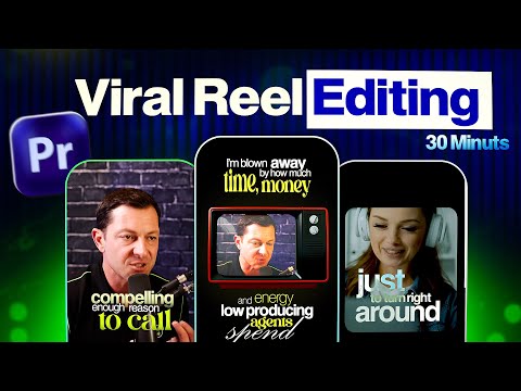 From Raw to Viral Reels in 30 Minutes | Premiere Pro Tutorial for Beginners