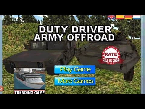 duty driver army 4X4 offroad Video