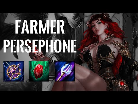Farming the Lane! Persephone Mid Gameplay (Smite Conquest)