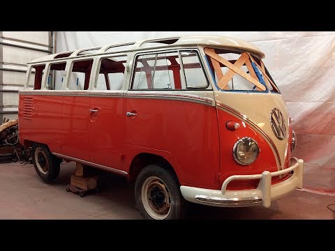 1960 VolksWagen Type 2 T1 23 Window Deluxe Samba Bus Restoration Project