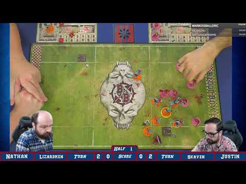 Blood Bowl Sevens! Lizardmen Vs Skaven
