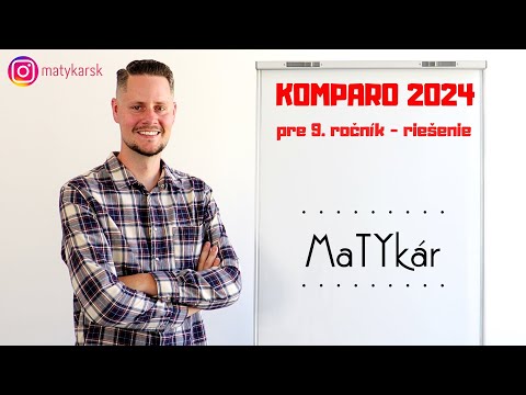 KOMPARO 2024 pre 9. ROČNÍK | riešenie testu