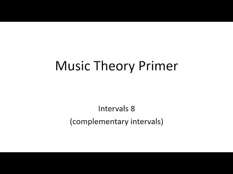 Intervals 8 (complementary intervals)