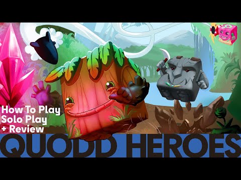 Quodd Heroes - How to Play, Solo Playthrough & Review