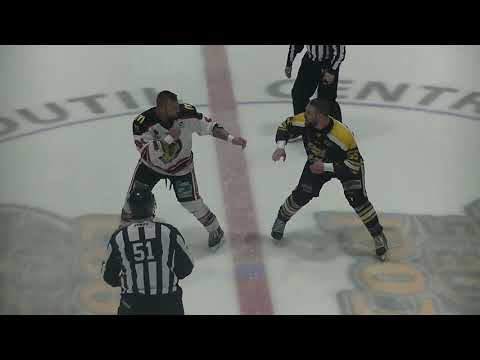 Fight/Bagarre Dave Hamel vs David Lacroix 10 janvier 2020