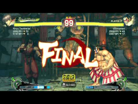 SSF4 AE: Kiryu Tsukimiya(Guy) vs osemaman(Honda) - HD 720p