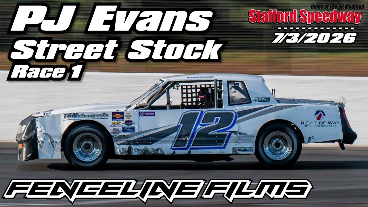 PJ Evans Street Stock Race 1 at Stafford Speedway