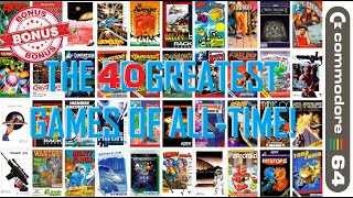 The 40 Greatest Commodore 64 Games Of All Time - Member Exclusive