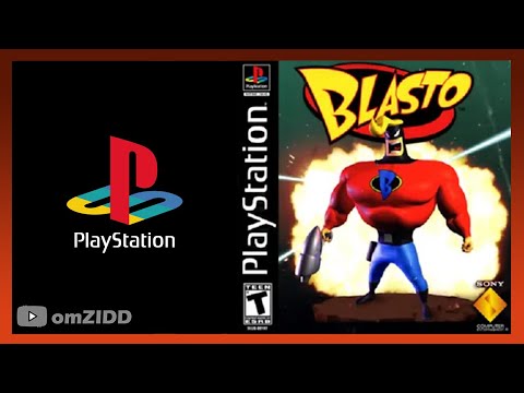 Blasto (1998) PS1 - Gameplay HD