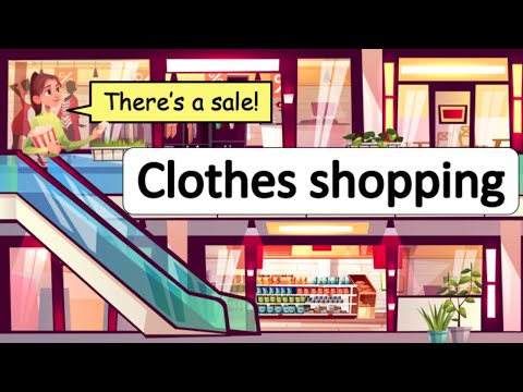 Shopping for Clothes 🛍  | English Conversation