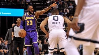 Grizzlies Beat Lakers! LeBron 10th All Time Assists! 2018-19 NBA Season