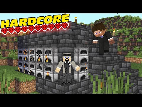 BYGGER EN ENKEL SUPERSMÄLTARE I MINECRAFT HARDCORE #16