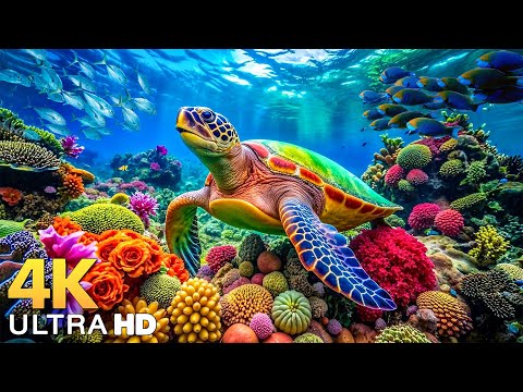 Dive Into the Mesmerizing Underwater Realm and Marvel at Sea Animal in The Best 4K ULTRA HD Aquarium