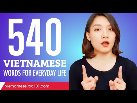 540 Vietnamese Words for Everyday Life - Basic Vocabulary #27