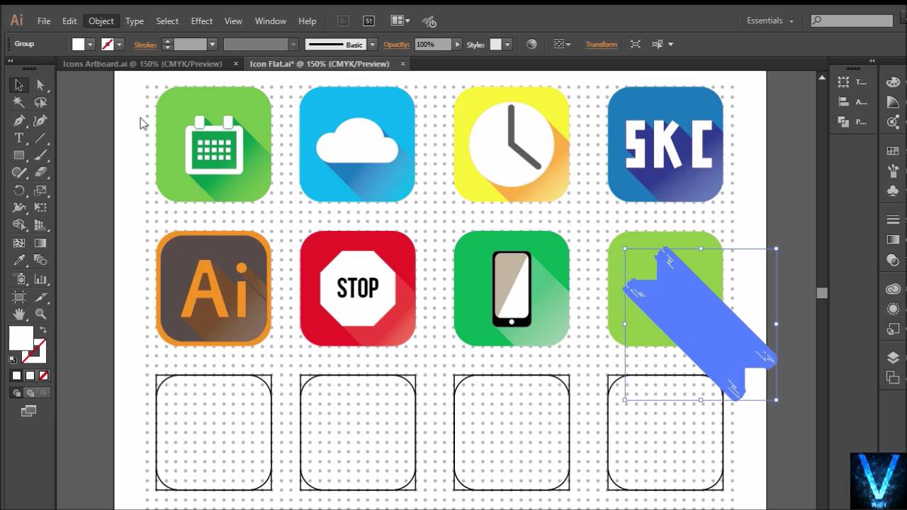 Timelapse of Icon Making