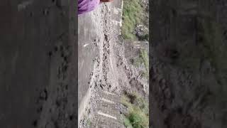 preview picture of video 'Landslide near by Tapri (kinnaur)26 july 2018'