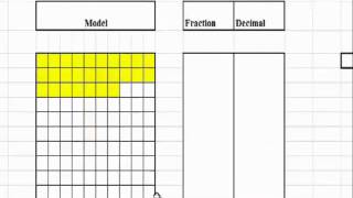 Representing Fractions and Decimals Using Base-10 Blocks (English)
