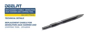 Replacement Chisels for Demolition Jack Hammer and Chipping Tool