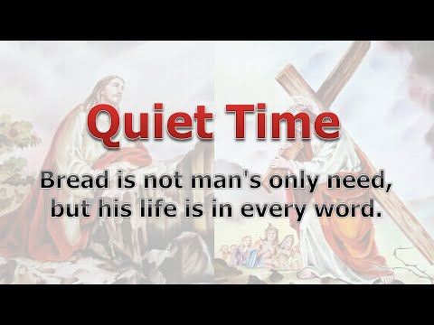 ＜QT＞ Daily Devotion, April 0407：WHY ARE WE NOT TOLD PLAINLY?