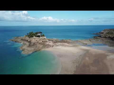 Carte postale video : Cancale vu du ciel