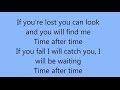 Cindy Lauper - Time After Time - Lyrics