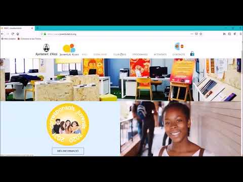 PRESENTACIÓ DE LA WEB DE JOVENTUT
