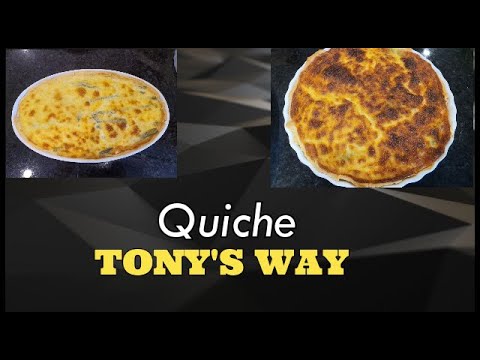 How to make Vegetarian Quiche and a Bacon Quiche...Tony's Way